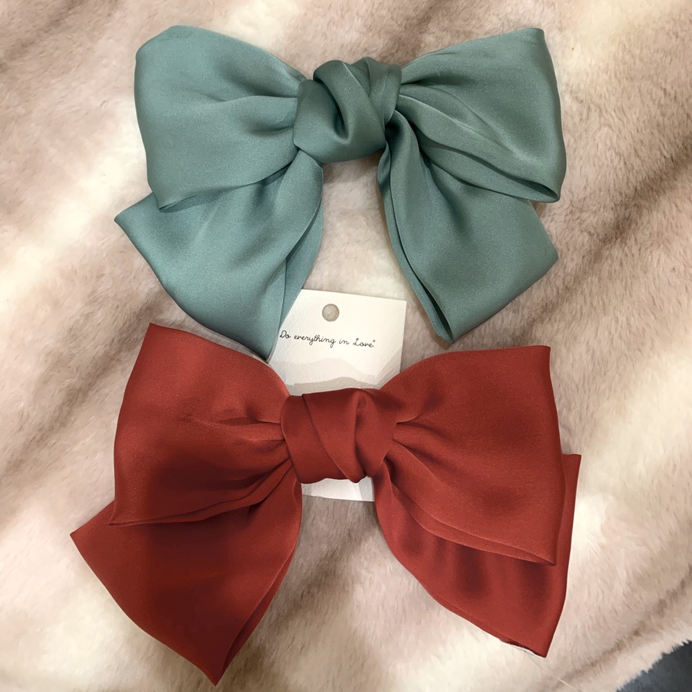 2 hair ribbons